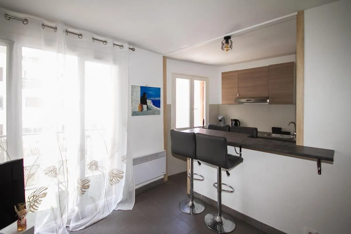 Apartment T2 Dernier Etage Avec Terrasse 5 Min De La Mer Nice