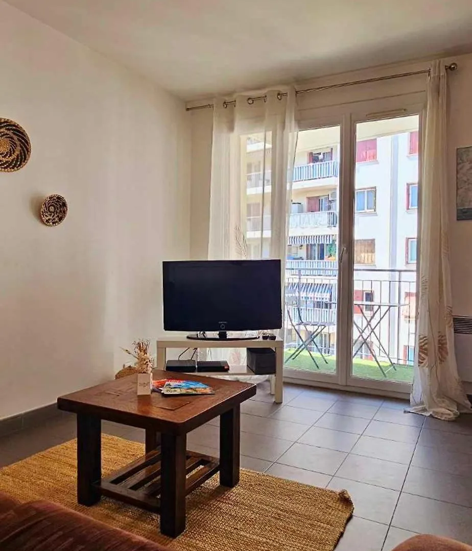 T2 Dernier Etage Avec Terrasse 5 Min De La Mer Nice Apartment